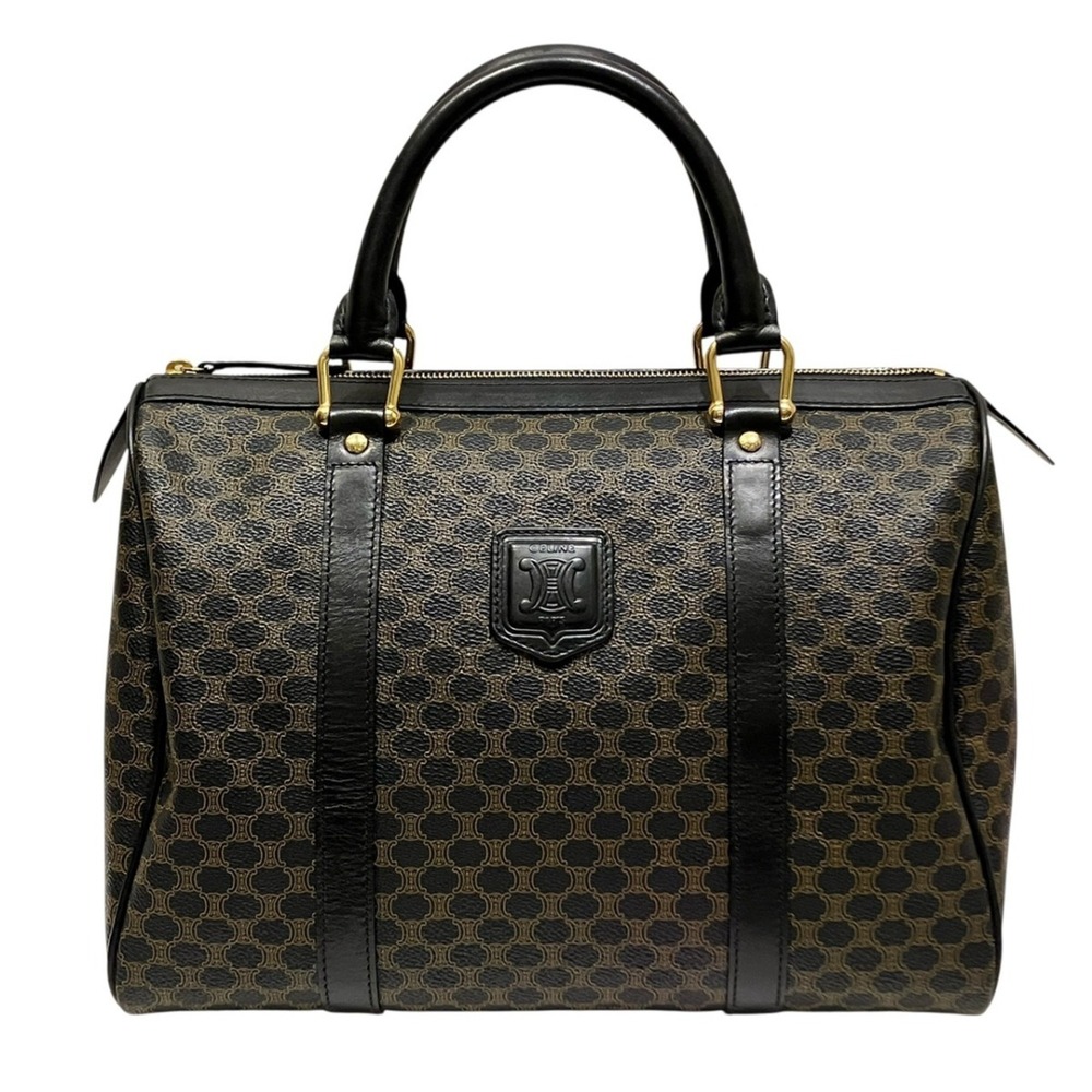 Celine handbag, Macadam pattern, leather.